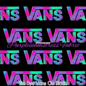 The Dye Vans On Black Cotton Lycra