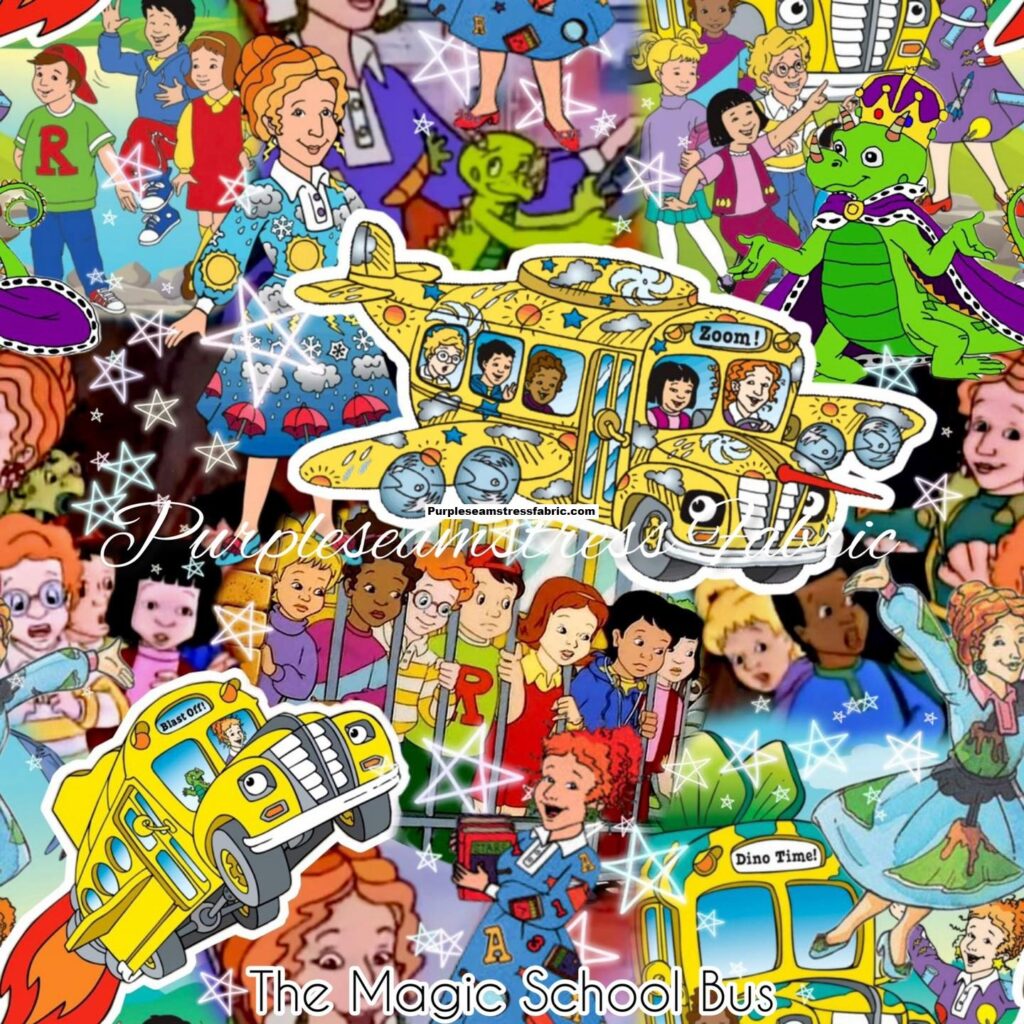 The Magic School Bus – Fabric – Purpleseamstress Fabric