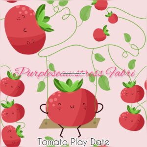 Tomato Play Date Cotton Lycra