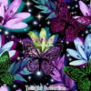 Twilight Butterflies Cotton Lycra