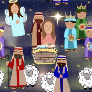 Twilight Nativity Cotton Lycra