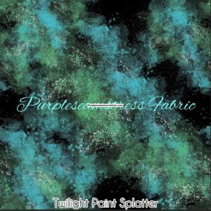 Twilight Paint Splatter Cotton Lycra