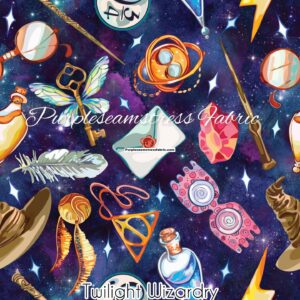 Twilight Wizardry Cotton Lycra