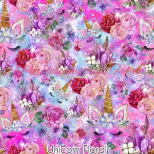 Unicorn Floral Cotton Lycra