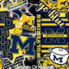 University of Michigan Cotton Lycra