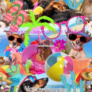 Vacay Doggies Cotton Lycra
