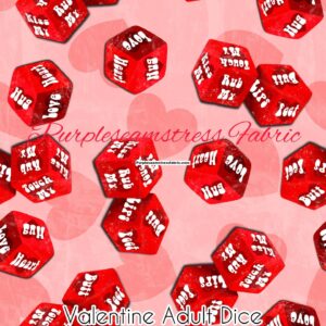 Valentine Adult Dice Cotton Lycra