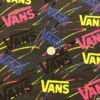 Vans on Neon Scribbles Cotton Lycra