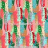 Vertical Glitter Brushstrokes Cotton Lycra