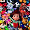 Vibrant Paw Patrol Cotton Lycra