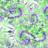 Violet/Lime Tie Dye Cotton Lycra