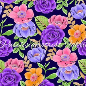 Violet Rose Medley Cotton Lycra