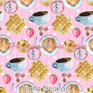 Waffle Breakfast Cotton Lycra
