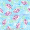 Watercolor Sea Turtles Cotton Lycra