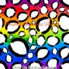White On Rainbow Leopard Cotton Lycra