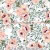 Wild Rose Bouquets Cotton Lycra