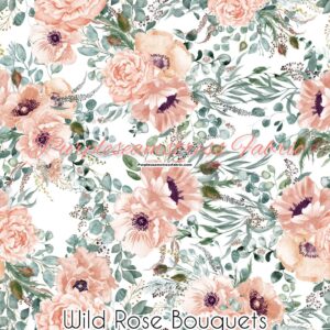Wild Rose Bouquets Cotton Lycra