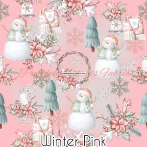 Winter Pink Cotton Lycra