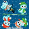 Winter Snowbabies Cotton Lycra