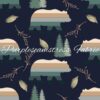 Woodsy Striped Bear Cotton Lycra