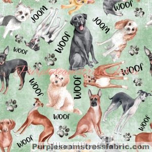 Woof Woof - Fabric