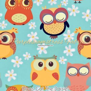 Woo's Got the Daisies Cotton Lycra