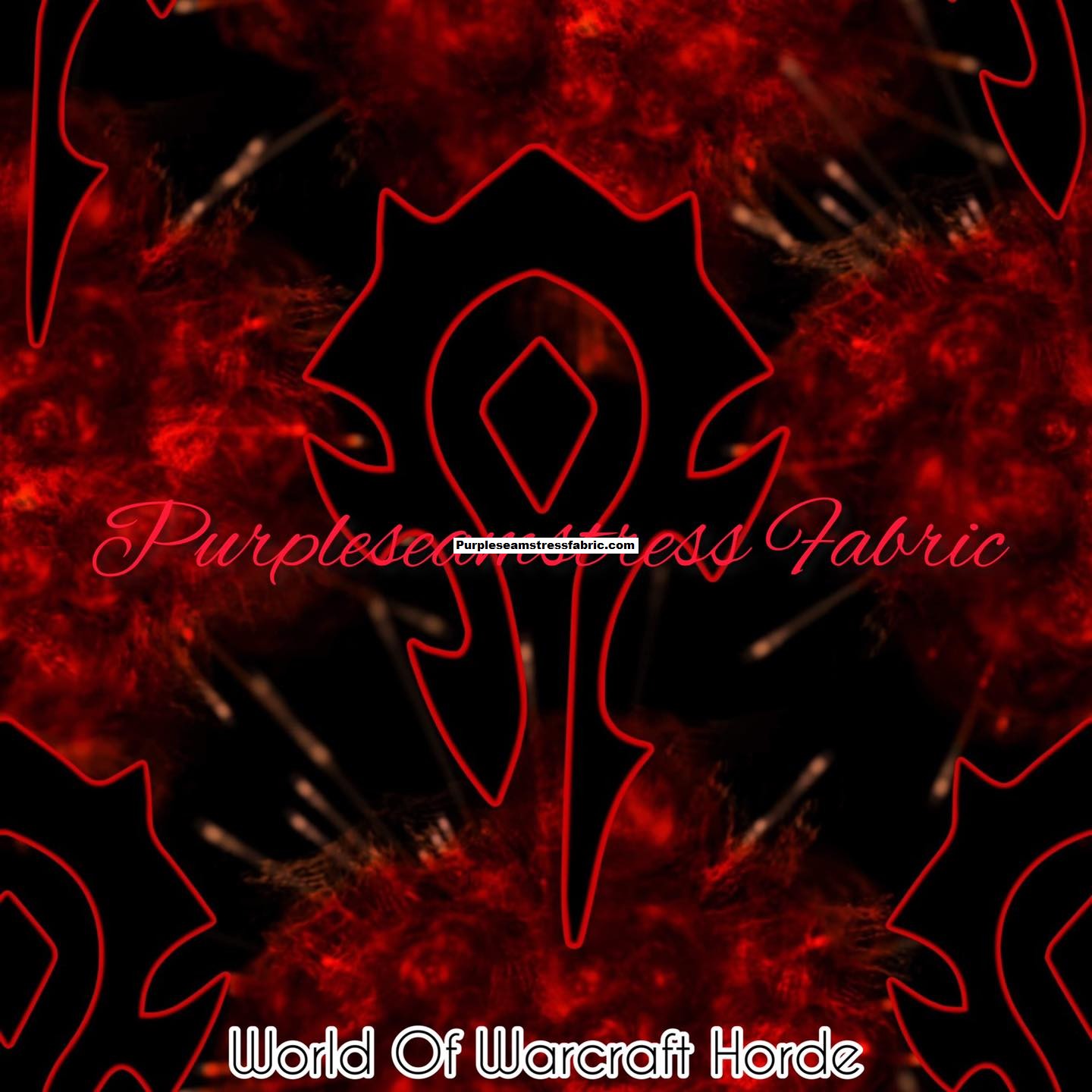 World of Warcraft Alliance & Horde Cotton Lycra – Purpleseamstress Fabric