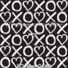 XO Heart Graffiti Cotton Lycra