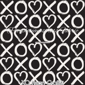 XO Heart Graffiti Cotton Lycra