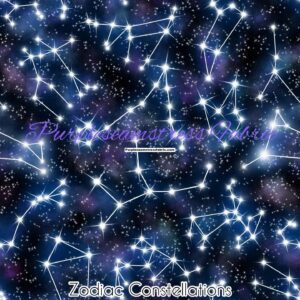 Zodiac Constellations Cotton Lycra