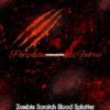 Zombie Scratch Blood Splatter Cotton Lycra