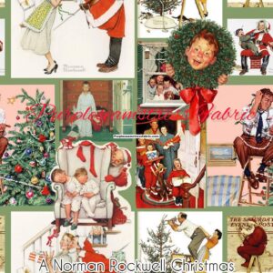 A Norman Rockwell Christmas Cotton Lycra