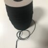 25-yard bundle of 1/8" black elastic