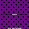 Black Dots on Purple Cotton Lycra