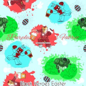 Block Heroes Easter Cotton Lycra