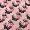 Blush Bouquets on pink cotton/lycra