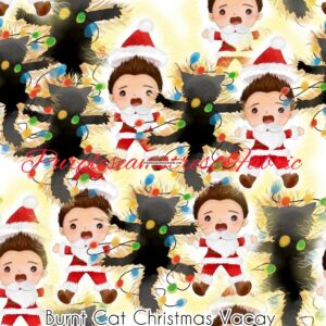 Burnt Cat Christmas Vacay Cotton Lycra