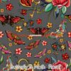 Butterfly & Moth Floral Cotton Lycra