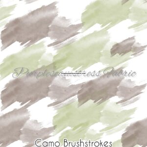 Camo Brushstrokes Cotton Lycra