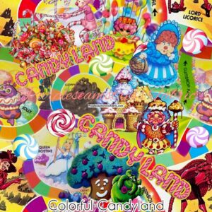 Colorful Candyland Cotton Lycra