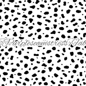 Dalmatian Spots Cotton Lycra