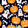 Ghost, Bats & Pumpkin Stars Cotton Lycra