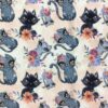 Glitter Cats Cotton Lycra