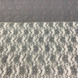 Grey Stretch Lace