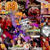 Halloween town Collage Cotton Lycra