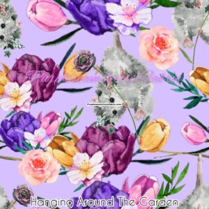 Hanging Around the Garden Cotton Lycra