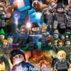 Harry Potter Legos Cotton Lycra