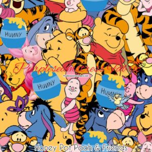 Honey Pot Pooh & Friends Cotton Lycra