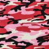 Hot pink/light pink/black/white camo/camouflage cotton/lycra
