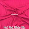 Hot Pink Wide Rib Double Brushed Poly Spandex